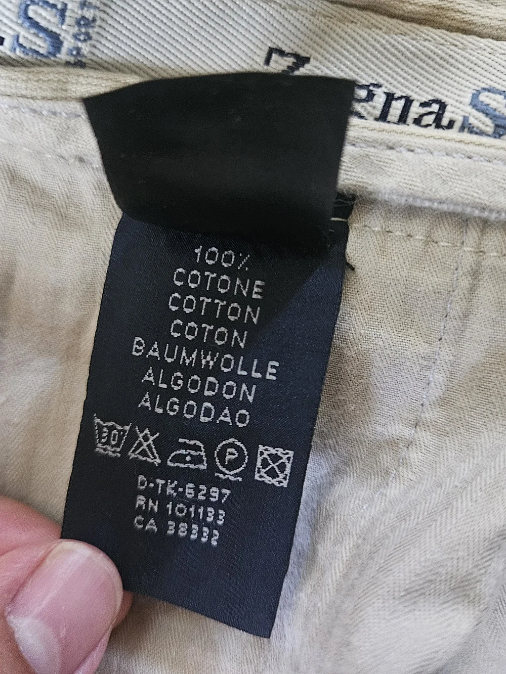 Zegna Sport Light Beige Men's Flat Front Causal Cotton Chino Shorts Size 34